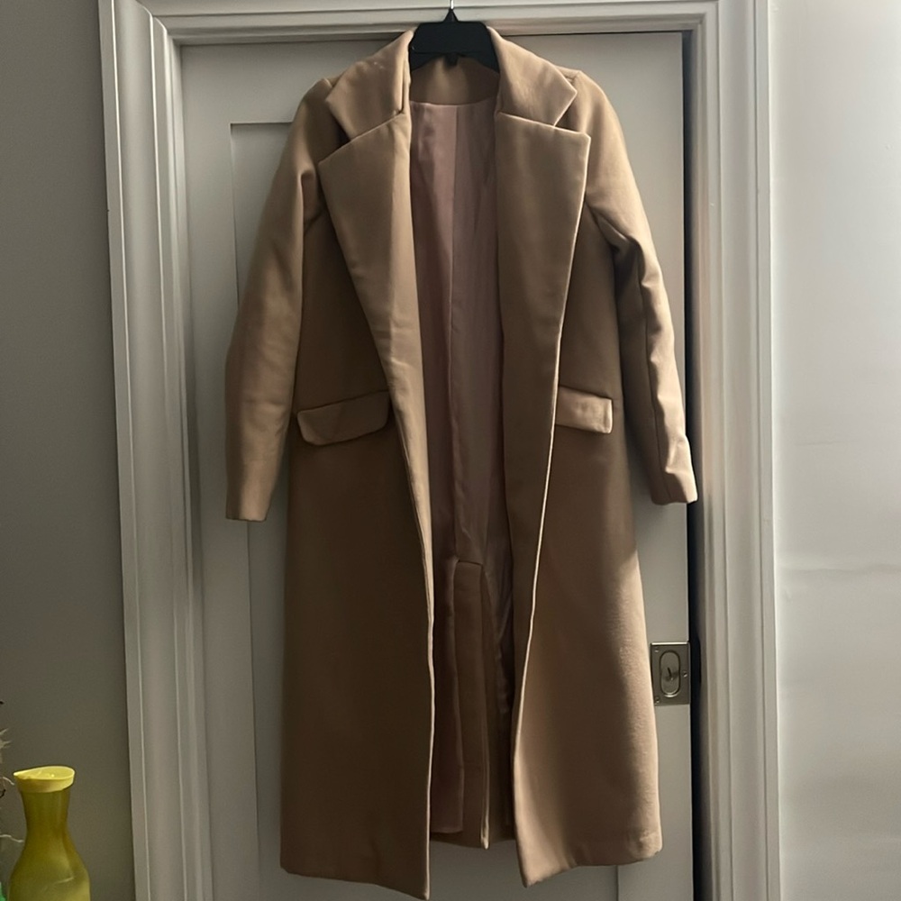 JLUX Sand November Soft Wool Coat - Small
